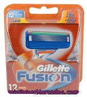 Cargador Fusión Gillette 12 Ud.