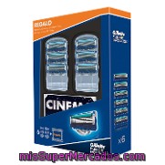 Cargador Manual Fusion Proglide Gillette 6 Ud.