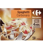 Carrefour Spagueti Carbonara Carrefour 325 G.