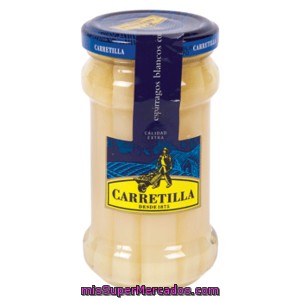 Carretilla Espárragos Blancos Cortos Calidad Extra Frasco 110 Gr