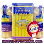 Carretilla Espárragos Blancos Extra 5-7 Piezas Pack 2 Frasco 325 G Neto Escurrido