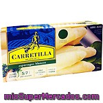 Carretilla Espárragos Blancos Extra Muy Gruesos 5-7 Piezas Lata 250 G Neto Escurrido