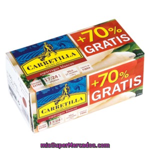 Carretilla Espárragos Blancos17/24 Lata 425 Gr