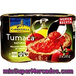 Carretilla Tumaca Natural Con Aceite De Oliva Pack 2 Envase 185 G