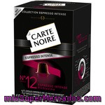 Carte Noire Espresso Intense Café Intensidad 12 Compatible Con Máquinas Nespresso 10 Cápsulas Estuche 53 G