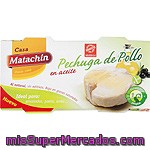 Casa Matachin Pechuga De Pollo En Aceite Pack 2 Latas 58 G Neto Escurrido