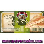 Casa Tarradellas Mixto Jamón Y Queso Pack 2 Unidades 120 G