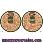 Casa Tarradellas Pizza De Jamón Y Queso Pack 2 Envases 220 G