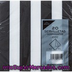 Casactual Servilletas Rayas 2 Capas 38x38 Cm Paquete 20 Unidades