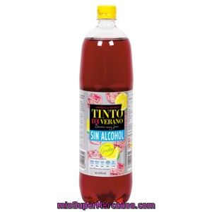 Castillo De Velasco Tinto De Verano Limon Sin Alcohol Botella 1.5 Lt