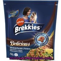 Cat Delicious Pescado-verdura Affinity Brekies, Bolsa 750 G