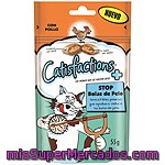 Catisfactions Snacks Para Gato Para Reducir Las Bolas De Pelo Con Relleno De Pollo Bolsa 60 G