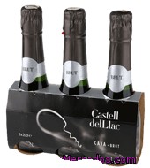 Cava Brut Blanco - Exclusivo Carrefour Castell Del Llac Pack De 3x20 Cl.