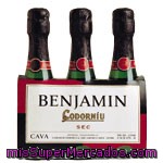 Cava Seco Benjamín Codorníu Pack De 3x20 Cl.