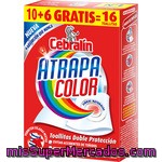 Cebralin Toallitas Atrapa Color Doble Protección Caja 10 Unidades