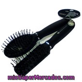 Cepillo cabello esqueleto  cepillo neumatico pequeño negro deliplus pack  2 u precio actualizado en todos los supers