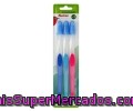 Cepillo Dental Avanzado Suave Auchan Pack 3 Unidades