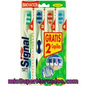 Cepillo Dental Medio Signal 4 Unidades