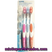 Cepillo Dental Suave ***le Recomendamos***, Deliplus, Paquete 3 U