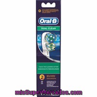 Cepillo Eléctrico Dual Clean Oral-b, Recambio 2 Unid.