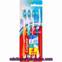 Cepillo Manual Triple Action Colgate, 4 Unidad