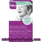 Cera Banda Facial Taky Sensaciones Choco.aroma Naranja 12und