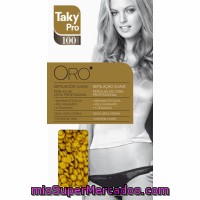 Cera Depilatoria En Perlas Taky Oro, Caja 200 G