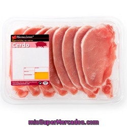 Cerdo Lomo Cinta Escalopin Filetes Fresco, Martinez Loriente, Bandeja 300 G Aprox(peso Aproximado De La Unidad 300 Gr)