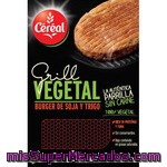 Cereal Grill Vegetal Burger De Soja Y Trigo 100% Vegetal 2x90g Bandeja 180 G