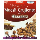 Cereal Muesli Crujiente Chocolate, Hacendado, Bolsa 500 G