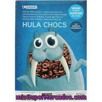 Cereales Aro Hula Chocs Eroski, Caja 500 G