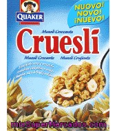 Cereales Cruesli Con Almendras Y Avellanas Quaker 375 G.