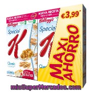 Cereales De Arroz Y Trigo Integral Special K - Kellogg's 2x500 G.