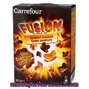 Cereales Fusión Con Caramelo Y Chocolate Carrefour 375 G.