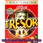 Cereales Rellenos De Chocolate Y Avellanas Tresor De Kellogg`s 450 Gramos