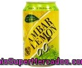 Cerveza (0,0% Alcohol) Con Sabor A Limón Ambar Lata De 33 Centilitros