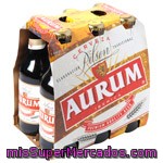 Cerveza Aurum, Pack 6x25 Cl