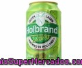 Cerveza Con Limón Sin Alcohol Holbrand Lata De 33 Centilitros