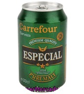 Cerveza Especial Carrefour 33 Cl.