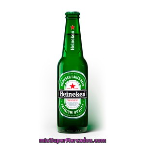 Cerveza Holandesa Heineken Botella De 33 Centilitros (tercio)