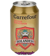 Cerveza Holandesa Rubia Carrefour 33 Cl.