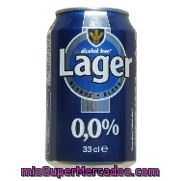 Cerveza Lager Blond Sin Alcohol Carrefour 33 Cl.