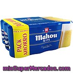 Cerveza Lata Mahou Sin Pack De 12x33 Cl.