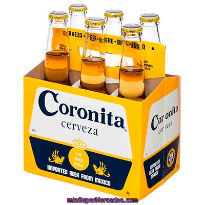 Cerveza Mejicana, Coronita, Botellin Pack 6 X 355 Cc - 2130 Cc