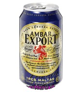 Cerveza Negra Export Lata Ambar 33 Cl.