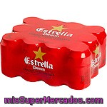 Cerveza Rubia, Estrella, Lata Pack 12 X 330 Cc  - 3960 Cc