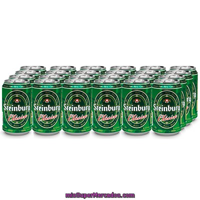 Cerveza Rubia ***pack Ahorro***, Steinburg, Lata Pack 24 X 330 Cc - 7920 Cc