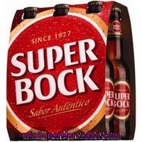 Cerveza Rubia Portuguesa Super Bock Pack De 6 Botellas De 33 Centilitros