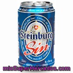 Cerveza Rubia Sin Alcohol, Steinburg, Lata 330 Cc