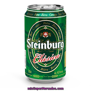 Cerveza Rubia, Steinburg, Lata 330 Cc